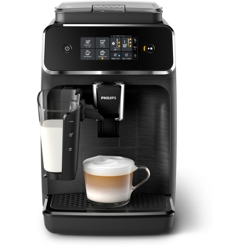 Philips 2200 series Série 2200 Noir Mat EP2230/10 Machine expresso broyeur, 3 boissons, carafe LatteGo