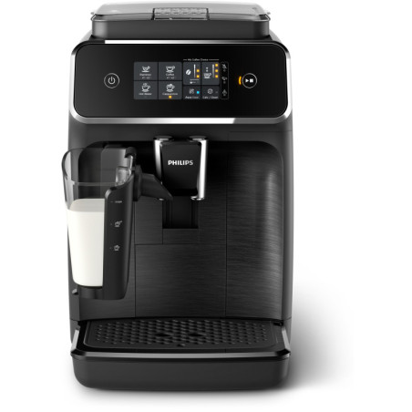Philips 2200 series Série 2200 Noir Mat EP2230/10 Machine expresso broyeur, 3 boissons, carafe LatteGo