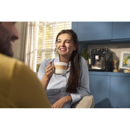 Philips 2200 series Série 2200 Noir Mat EP2230/10 Machine expresso broyeur, 3 boissons, carafe LatteGo
