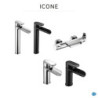 Mitigeur mecanique de baignoire chrome chrome, SENSEA Icone cascade