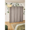 Kit dressing avec rideau effet chêne topanga Star 2 H.200 x l.182.2 x P.49.9 cm