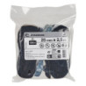 Sangle à griffes largeur 25mm x longueur 2.5m noir 125 kg, STANDERS lot de 2