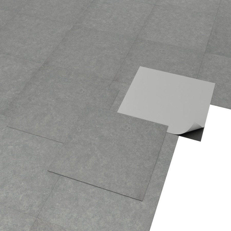 Dalle PVC adhésive ARTENS kamet gris