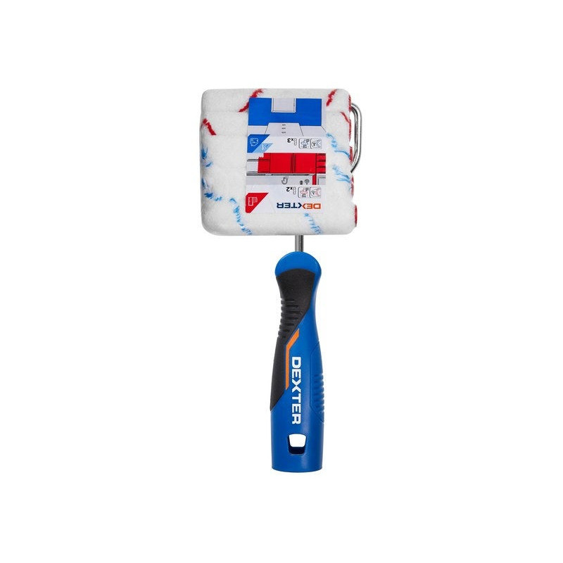 Lot de minirouleaux et recharges plafond ou mur lisse, DEXTER