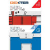 Lot de minirouleaux et recharges plafond ou mur lisse, DEXTER