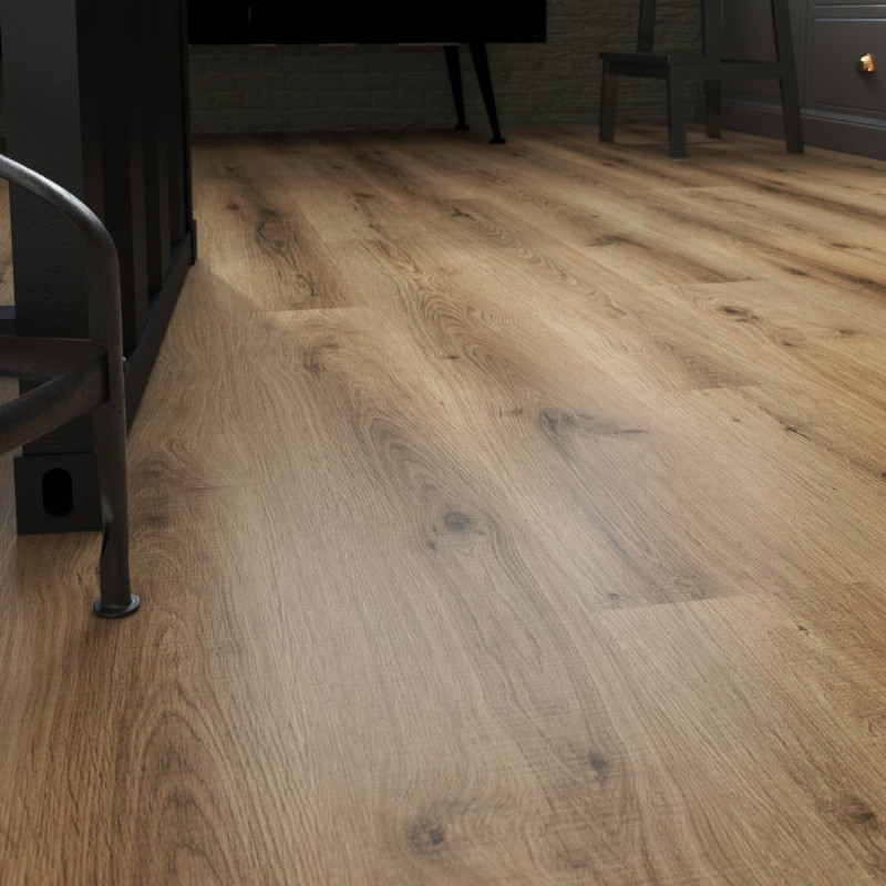 Lame PVC clipsable Intenso ARTENS Glentana 2 bois naturel