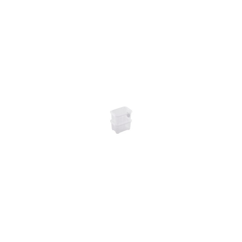 Bac de rangement polypropylène de 4 L, transparent