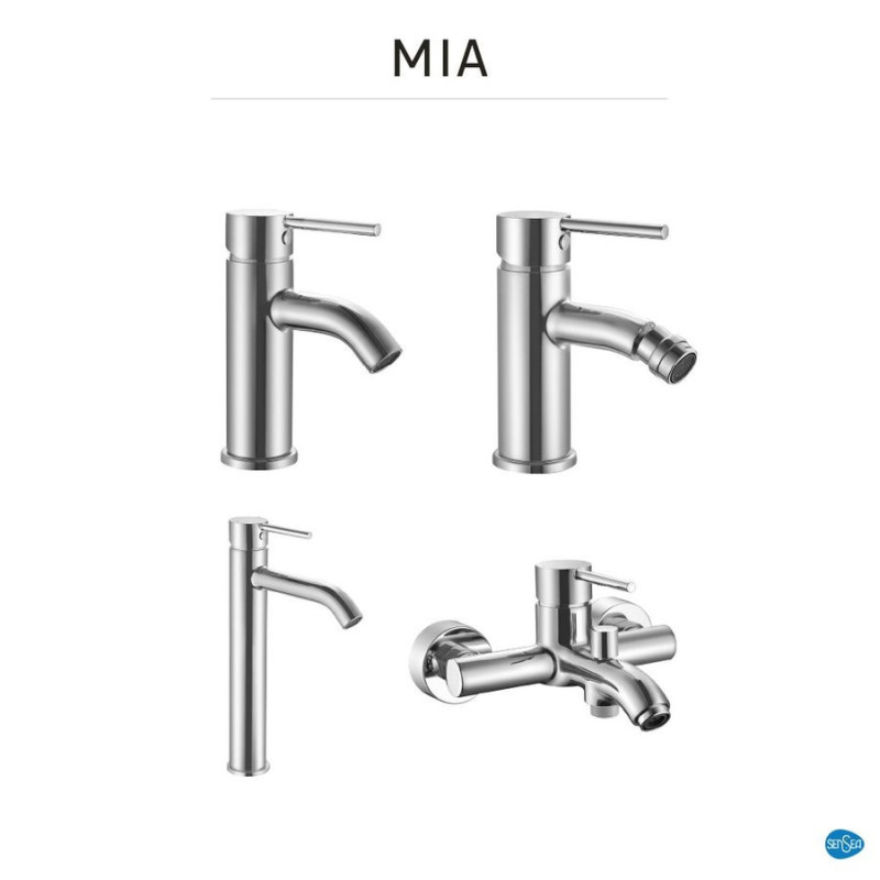 Mitigeur lavabo chrome lustré, SENSEA Mia XL