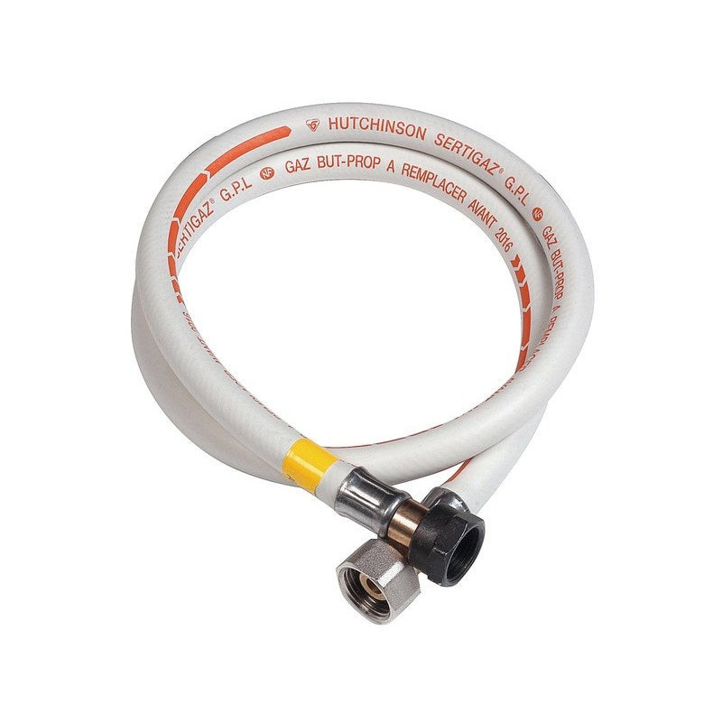 Tuyau caoutchouc gaz bp, garantie 10 ans, L.150 cm GAZINOX