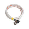 Tuyau caoutchouc gaz bp, garantie 10 ans, L.150 cm GAZINOX