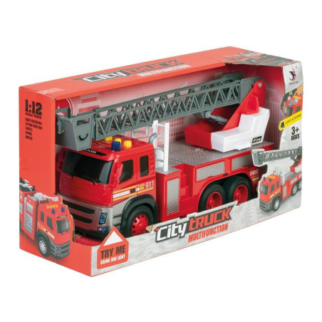 Camion de pompiers à friction sons et lumières - Dès 3 ans