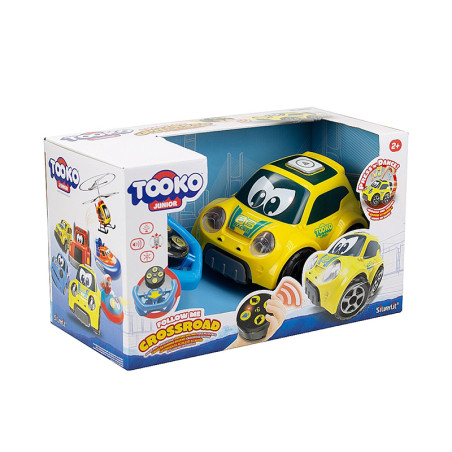 Voiture Radiocommandée Follow Me avec volant Jaune SILVERLIT - Dès 2 ans