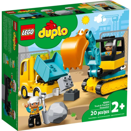 Le camion et la pelleteuse Duplo LEGO - Dès 2 ans