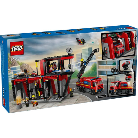 La caserne et le camion de pompiers LEGO - Dès 6 ans