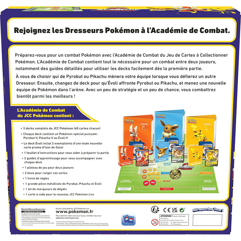 Coffret Pokémon Académie de Combat 2e Edition - ASMODEE - 610524