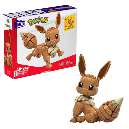 Mega Pokémon Évoli géant à construire - MATTEL - Dès 10 ans