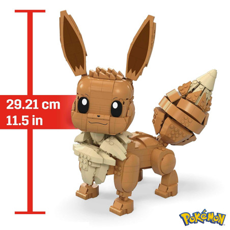Mega Pokémon Évoli géant à construire - MATTEL - Dès 10 ans