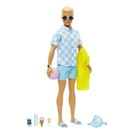 Poupée Barbie Ken à la plage MATTEL - Dès 3 ans
