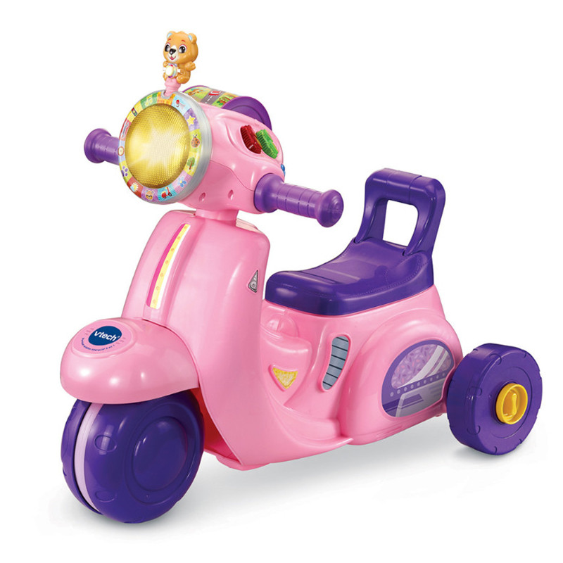 Porteur scooter interactif 3en1 Rose VTECH - Dès 12 mois