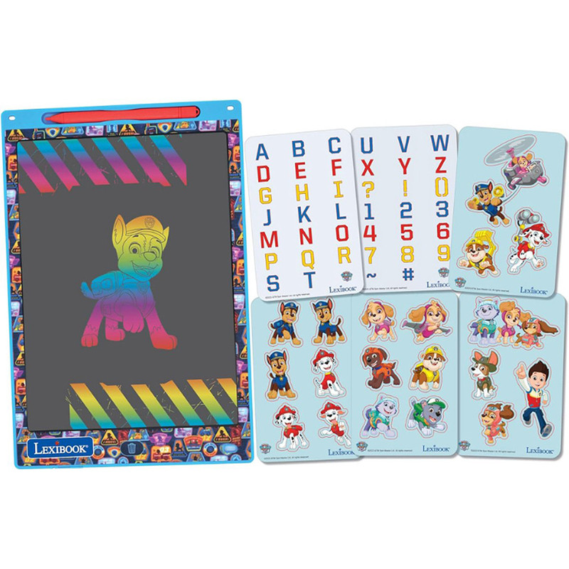 Tablette à dessins E-Ink multicolore Pat Patrouille - LEXIBOOK - Dès 3 ans