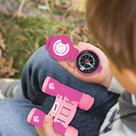 Kit d'aventurier Barbie avec talkie-walkies 120m LEXIBOOK - Dès 3 ans