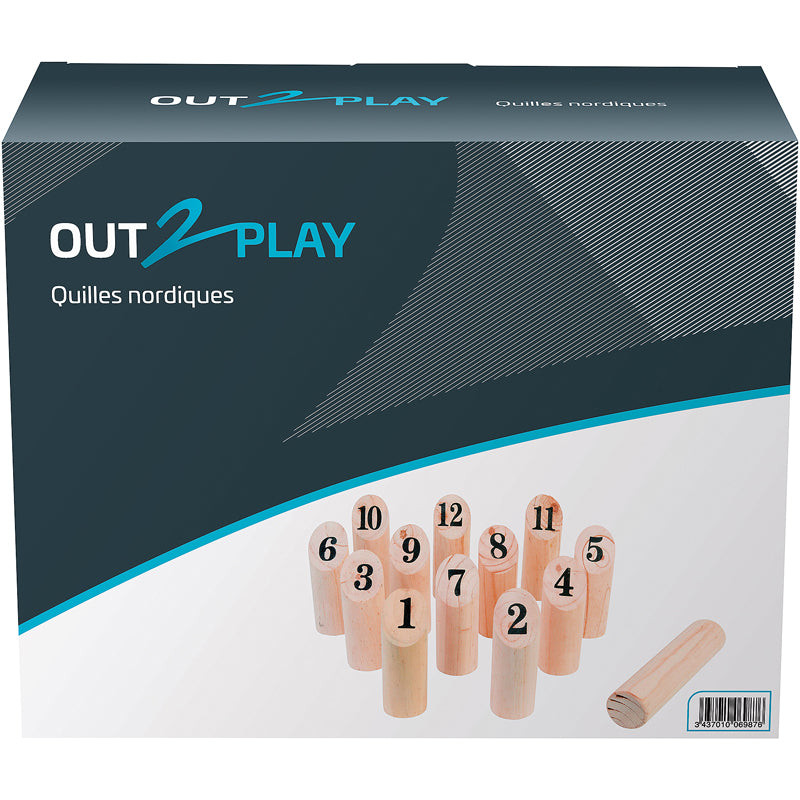 Jeu de quilles nordique en bois MOLKY - Dès 6 ans