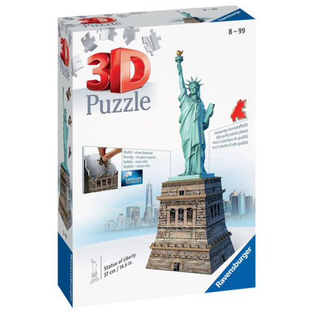 Puzzles 3D Statue de la Liberté 118 pièces RAVENSBURGER - Dès 8 ans