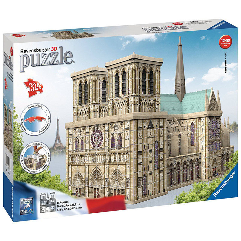 Puzzle 3D Notre-Dame de Paris - RAVENSBURGER - Dès 10 ans