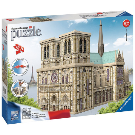 Puzzle 3D Notre-Dame de Paris - RAVENSBURGER - Dès 10 ans