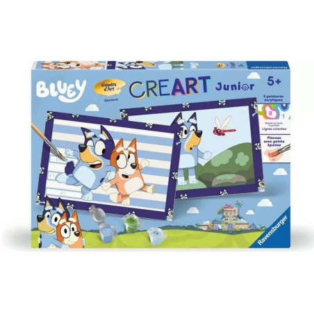 CreArt Junior Bluey RAVENSBURGER - Dès 5 ans