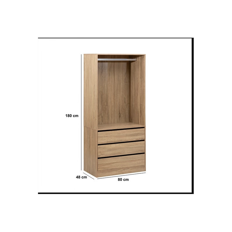 DRESSING 3 TIROIRS+PEND DOLO