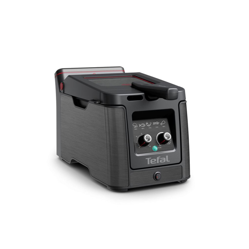 Friteuse semi-professionnelle Clear Duo 2000 W noir - TEFAL - FR600810