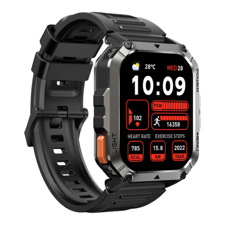 Montre connectée W70 Pro 1,45" IP68  900mAh noir - BLACKVIEW - MONTRE_BV_W70P_BK