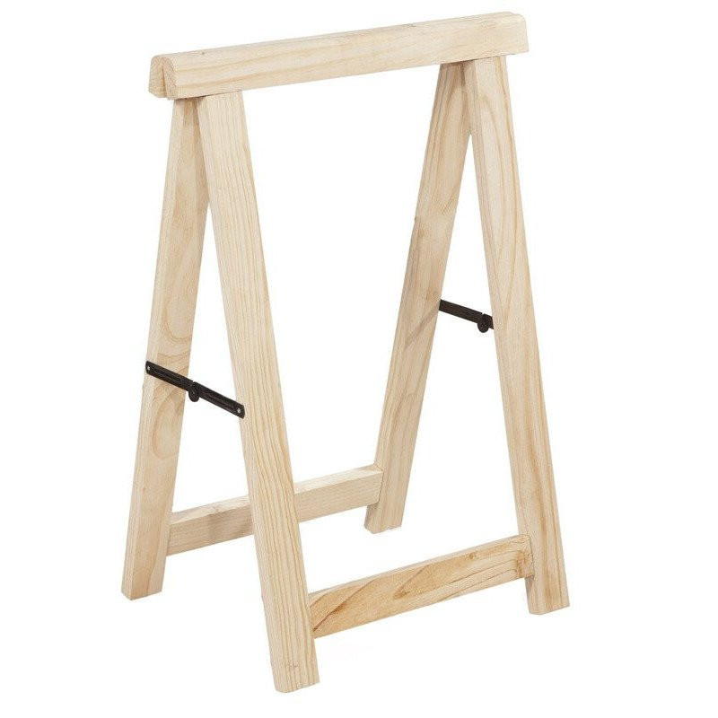 Tréteau bois pinpro ASTIGARRAGA, H.75 x l.53 cm