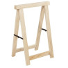 Tréteau bois pinpro ASTIGARRAGA, H.75 x l.53 cm