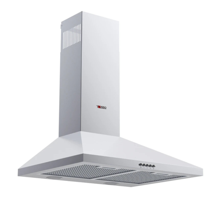 Hotte pyramide 60cm 386m³ inox - DEROSSO - DR-HPY60