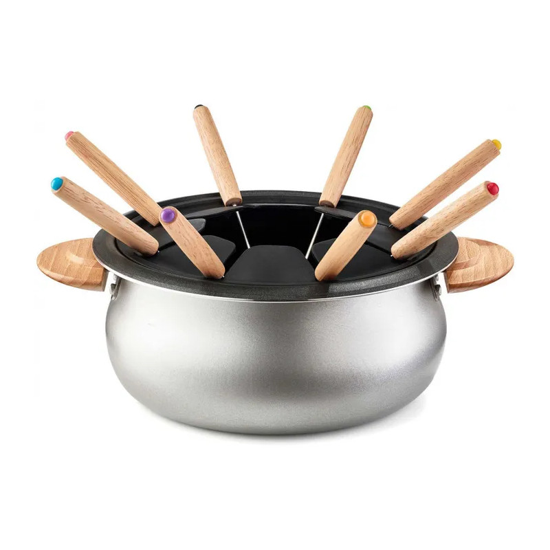 Set Wok + Fondue Électrique 900 W 8 Fourchettes - LAGRANGE - 349019