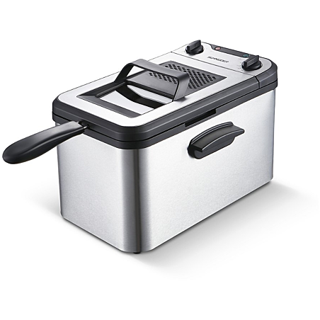 Friteuse semi professionnelle 3000W 4L Argent - SCHNEIDER - SCDF234X