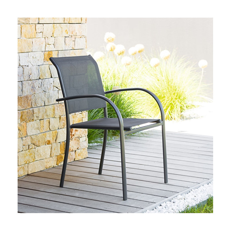 FAUTEUIL PIAZZA ANTHRACITE /GRAPH