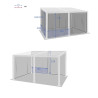 MOUSTIQUAIRE AVILA POLYESTER GRIS 400 cm x 300 cm