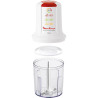 Hachoir Multi Moulinette 500 W 500 ml Blanc/Rouge - MOULINEX - AT7151