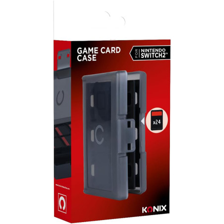 Boîte de jeux pour Nintendo Switch 2 Noir - KONIX - 61889000083