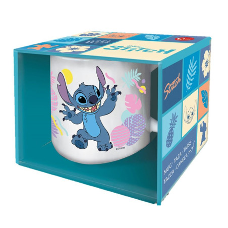 Mug en céramique Stitch Fleurs d’Hawaï 325 ml - STOR - 83169000025
