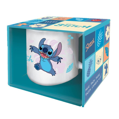 Mug en céramique Stitch Fleurs d’Hawaï 325 ml - STOR - 83169000027