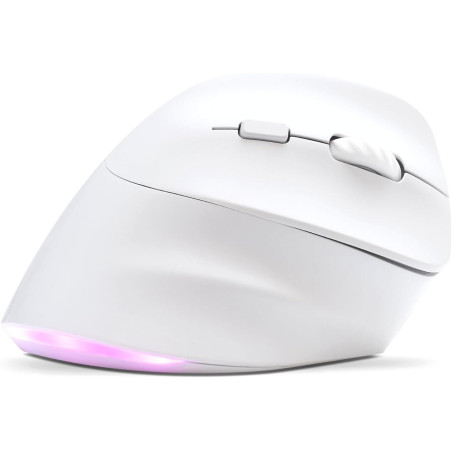 Souris ergonomique sans fil Ergo Lumi Right blanc - BLUESTORK - BS_M_WL_ERGO_LUMIW