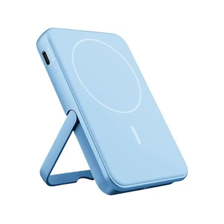 Powerbank sans fil magnétique 5000 mAh Vivid Blue - FRESH N REBEL - FNR_PWB_2PBM5000VB