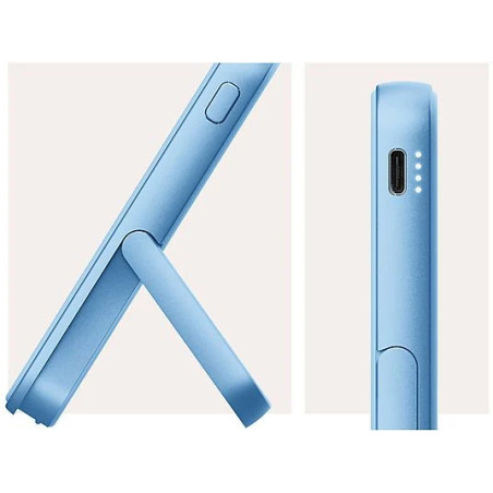 Powerbank sans fil magnétique 5000 mAh Vivid Blue - FRESH N REBEL - FNR_PWB_2PBM5000VB