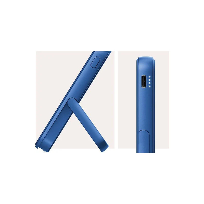 Powerbank sans fil magnétique 5000 mAh True Blue - FRESH N REBEL - FNR_PWB_2PBM5000TB