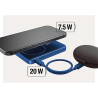 Powerbank sans fil magnétique 5000 mAh True Blue - FRESH N REBEL - FNR_PWB_2PBM5000TB