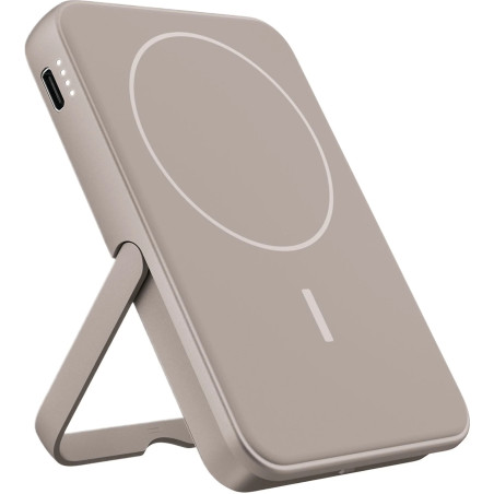 Powerbank sans fil magnétique 5000 mAh Silky Sand - FRESH N REBEL - FNR_PWB_2PBM5000S